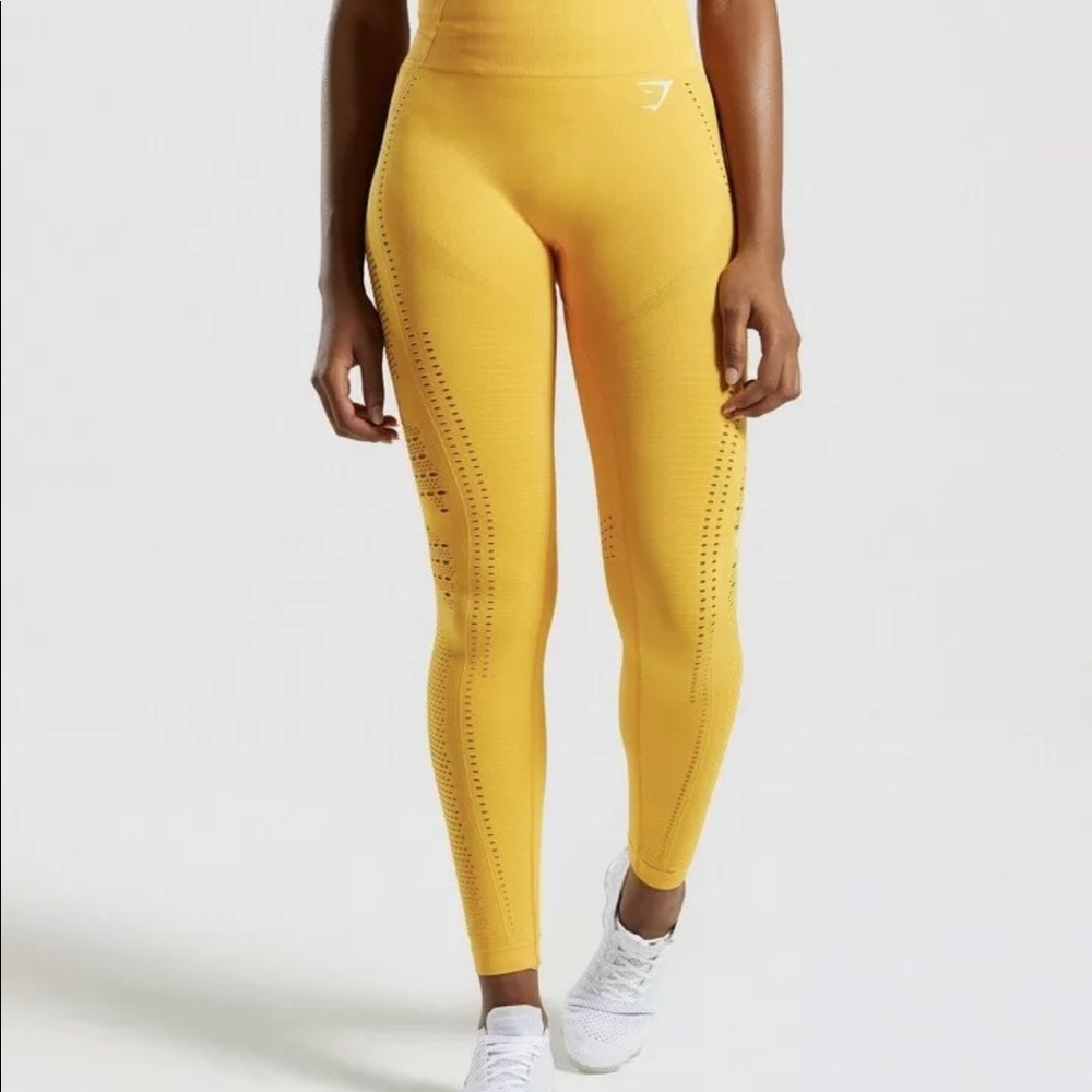 Gymshark flawless knit tights yellow ( Or trade)